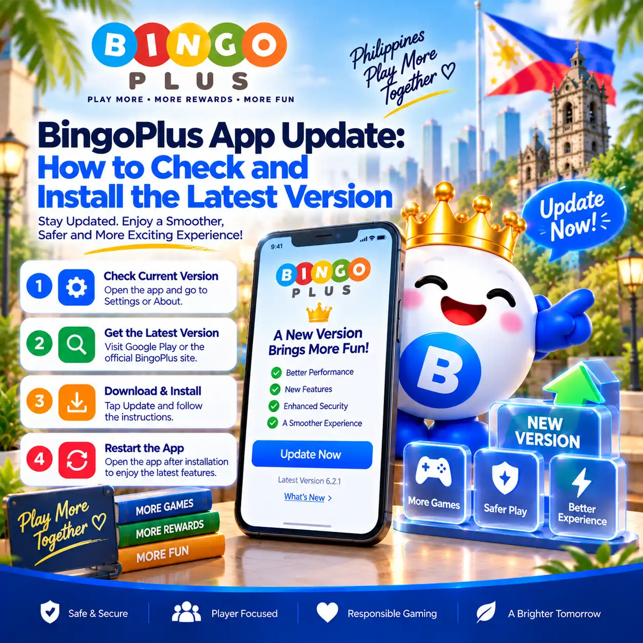 How to check and update the BingoPlus app