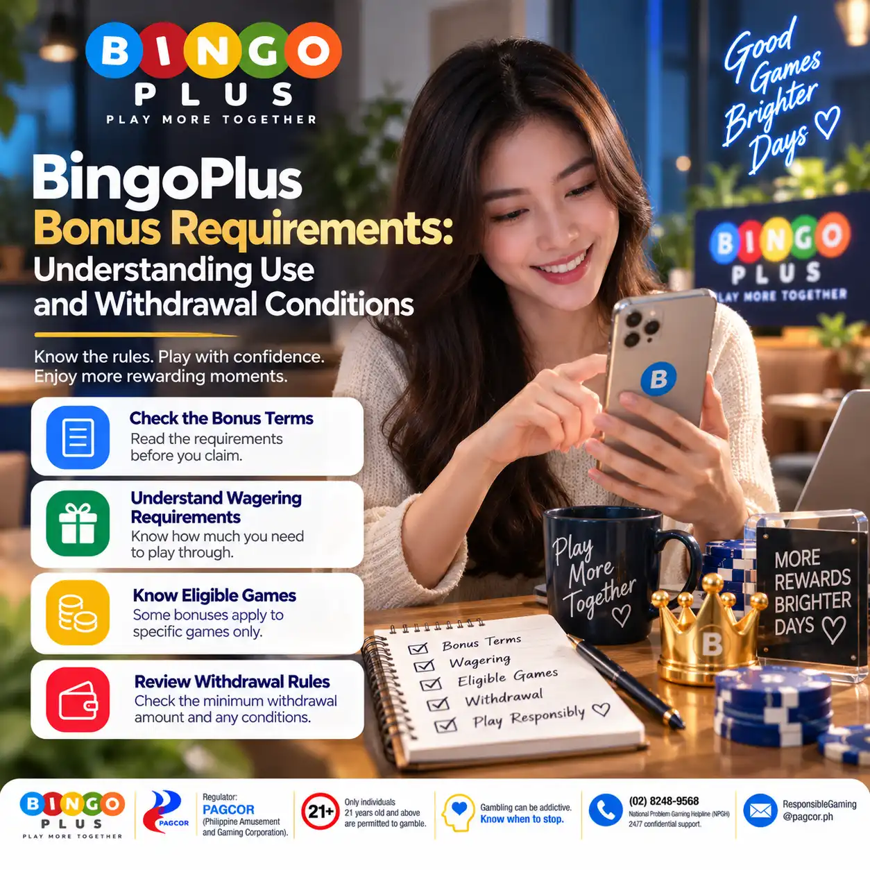 Understanding BingoPlus bonus use and withdrawal requirements