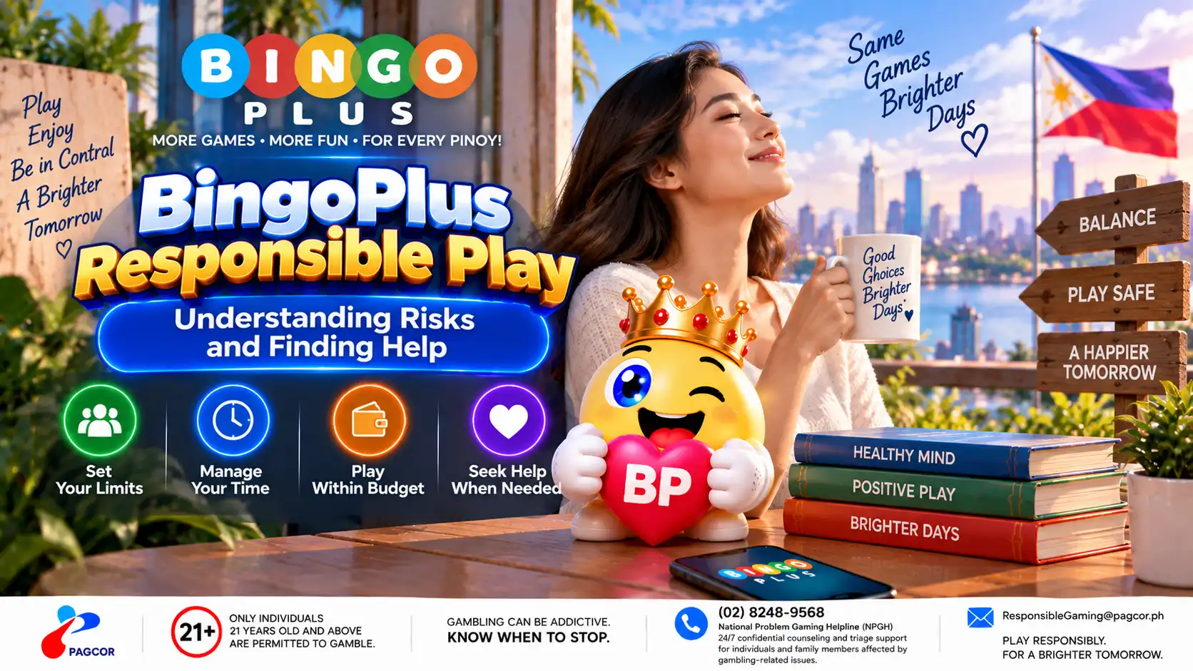BingoPlus responsible play guide for understanding risks and finding support