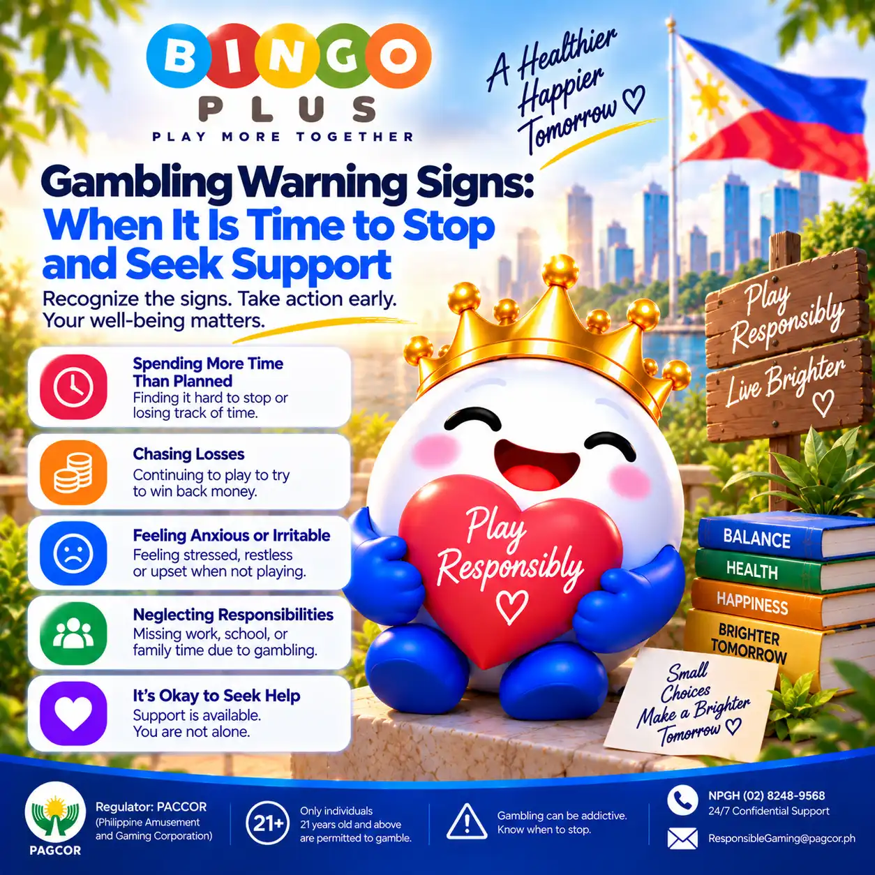 Recognizing gambling warning signs and finding responsible gaming support