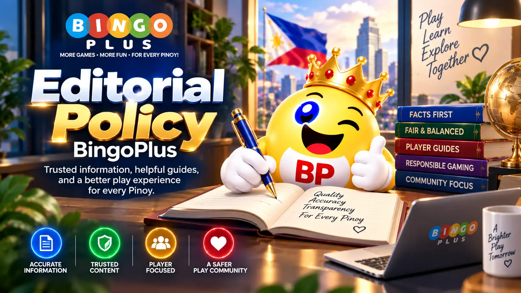 BingoPlus Official Blog Editorial Policy