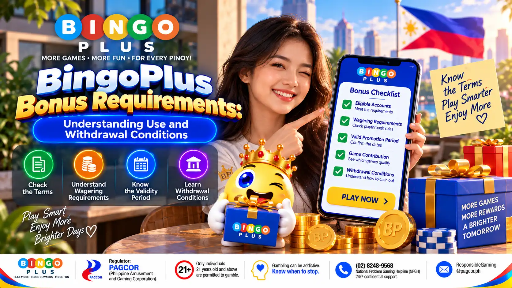 BingoPlus bonus requirements and withdrawal conditions guide