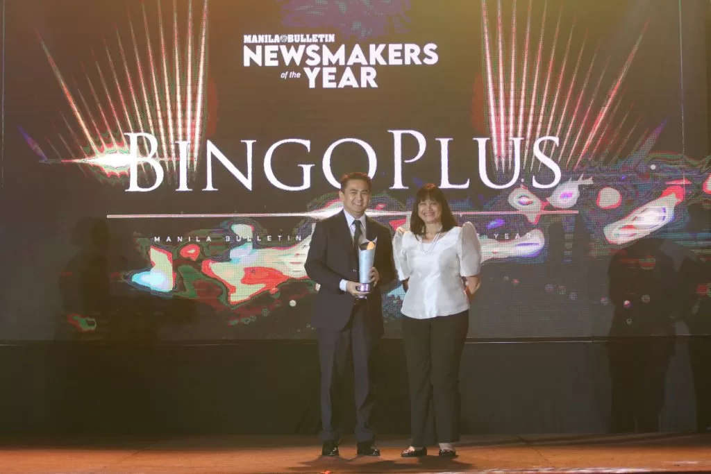 BingoPlus recognized at the 2025 Manila Bulletin Newsmakers of the Year Awards