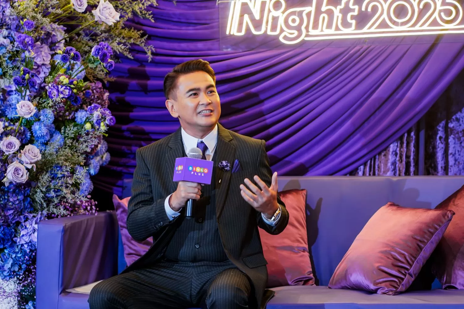 Mr. Jasper Vicencio, president of AB Leisure Exponent, Inc. (BingoPlus), at the media conference.