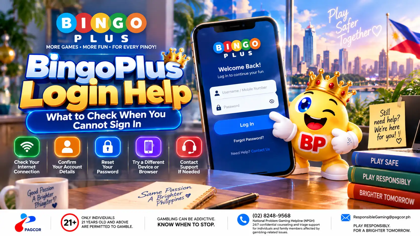 BingoPlus login help and secure account access troubleshooting